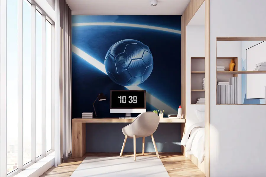 murales de pared Fútbol de neón u72791