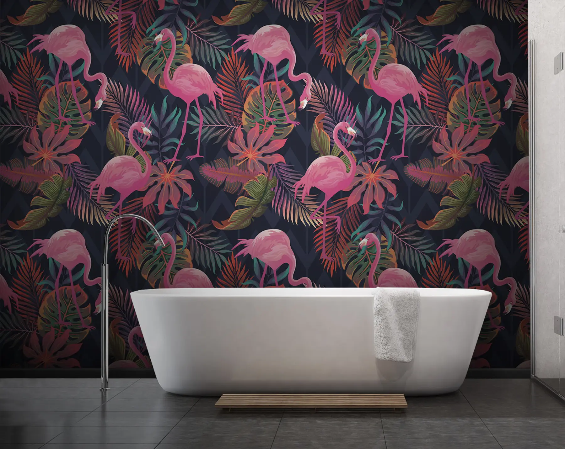 murales de pared Explosión rosa u73089