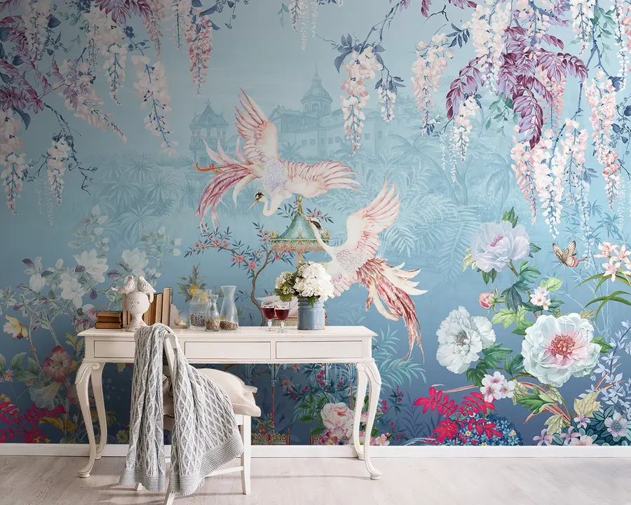 murales de pared Aves, vertebrados y naturaleza u01374