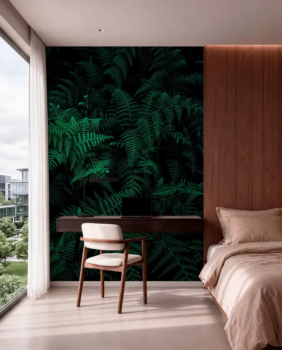 murales de pared helecho u73636