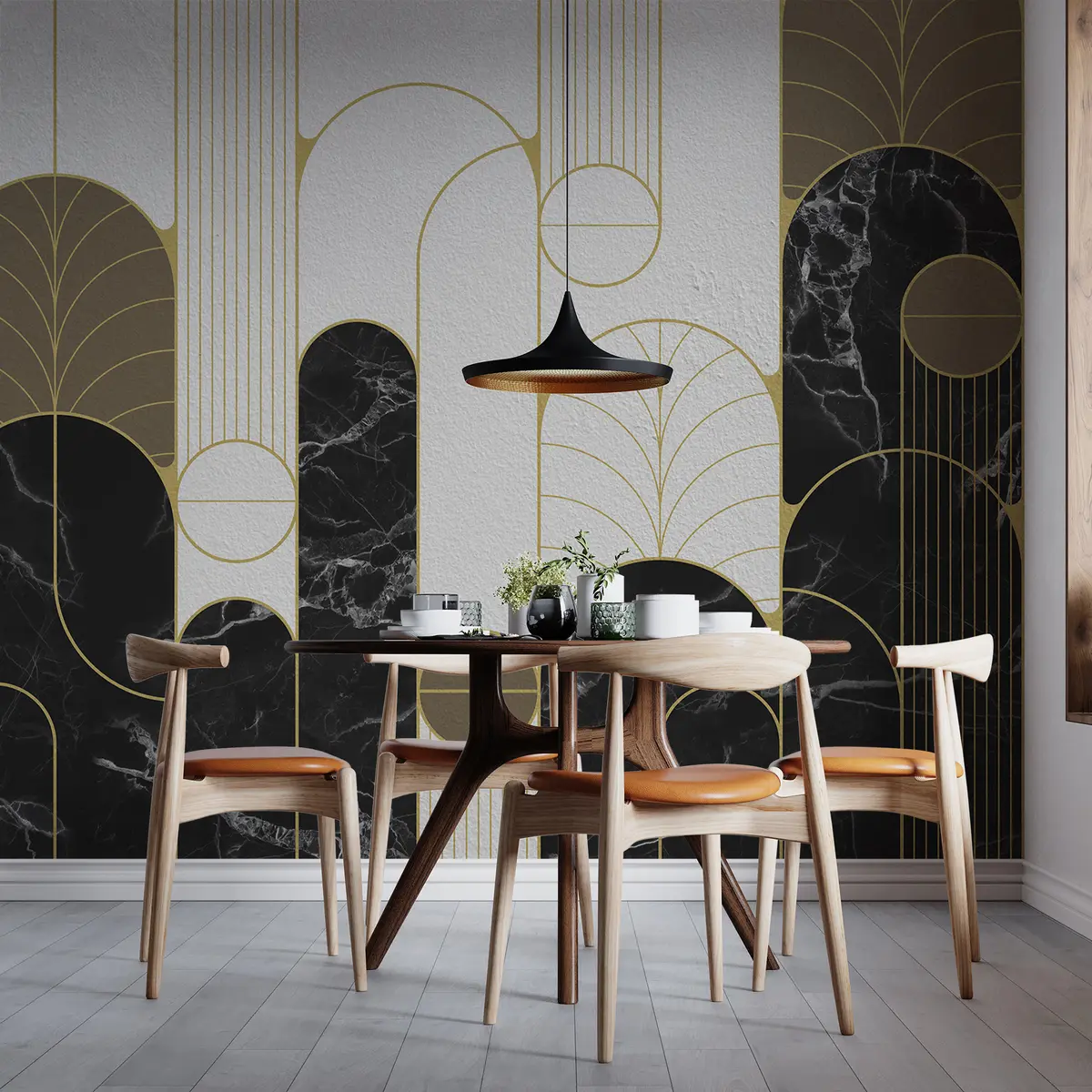 murales de pared Arcos al estilo de art deco u73101