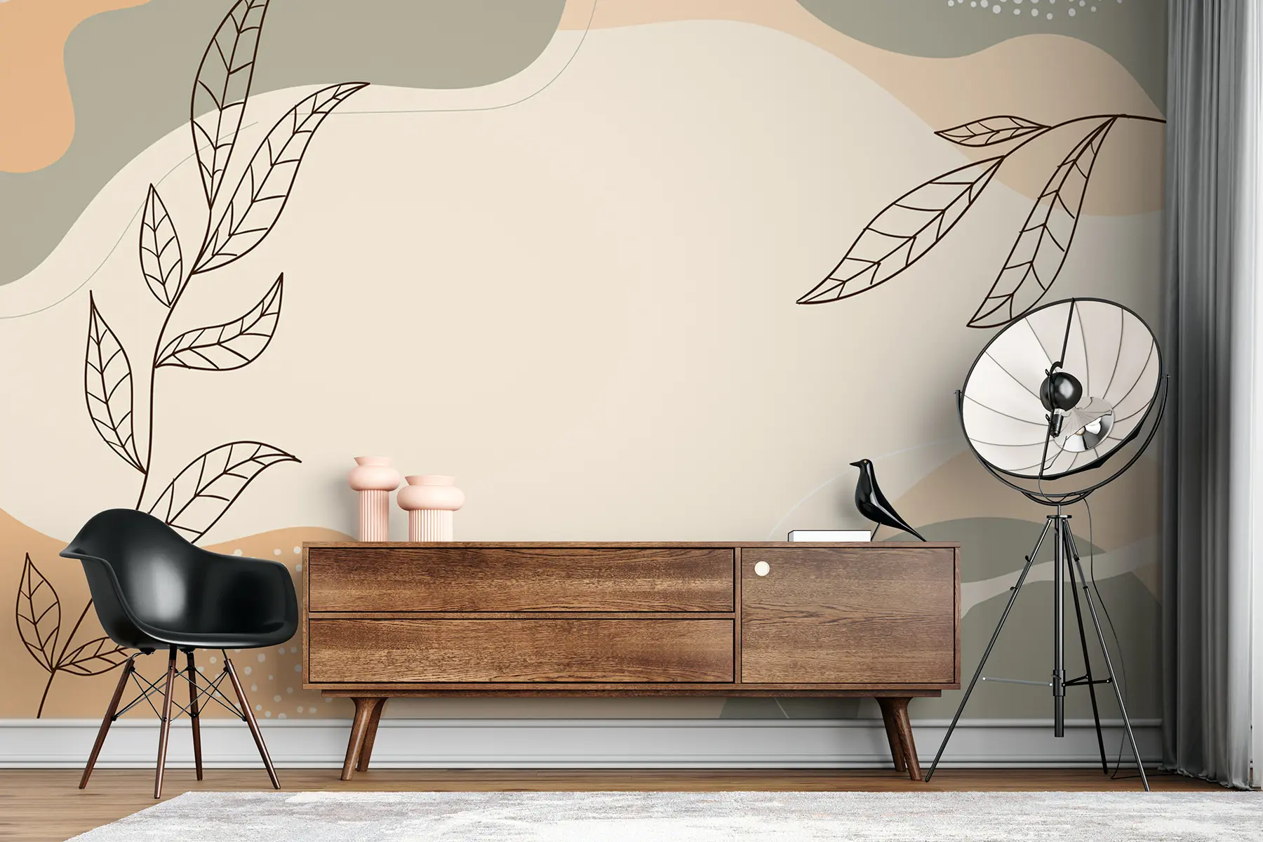 murales de pared Dibujo de estilo boho u73825