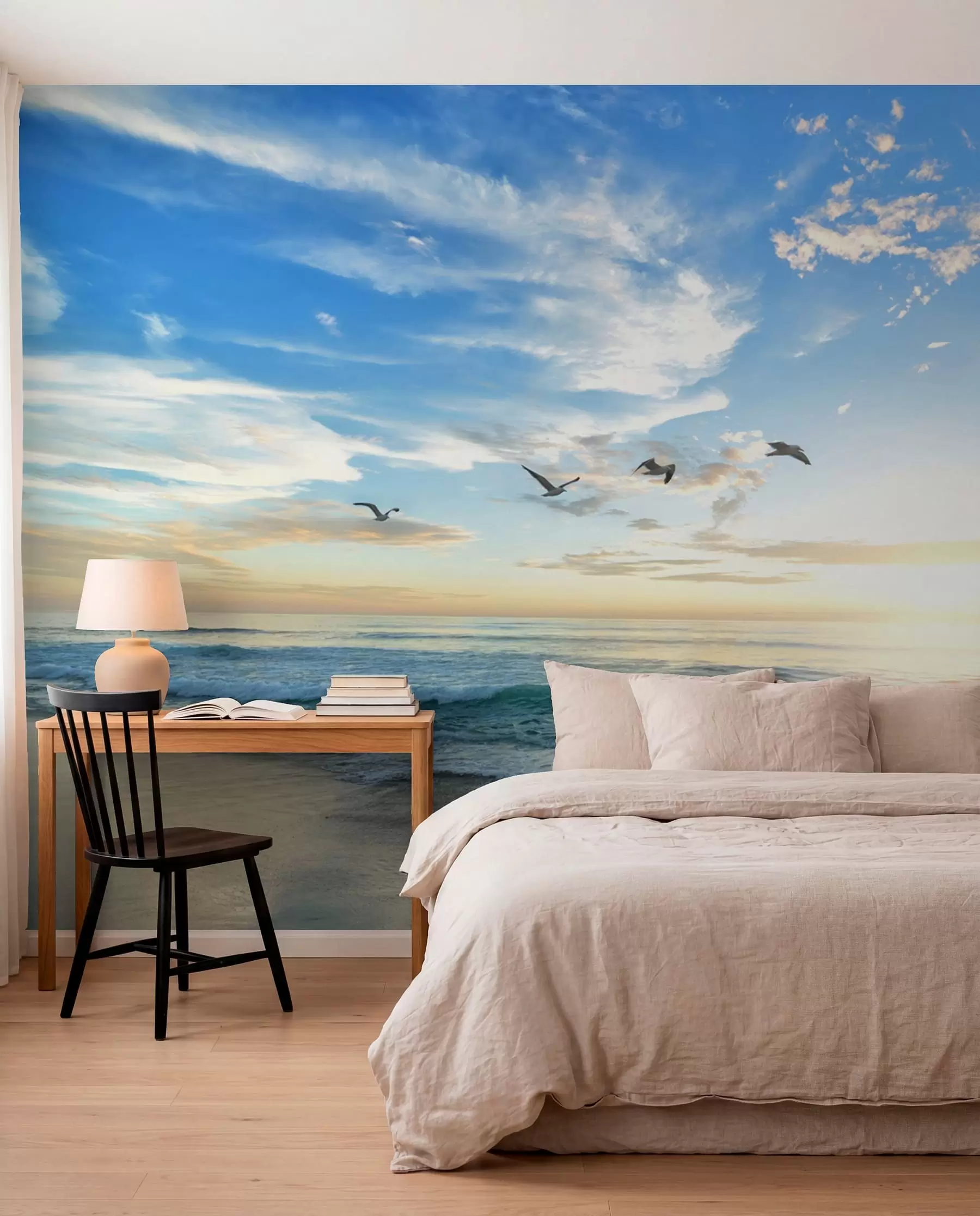 murales de pared Gaviotas al alba u93607