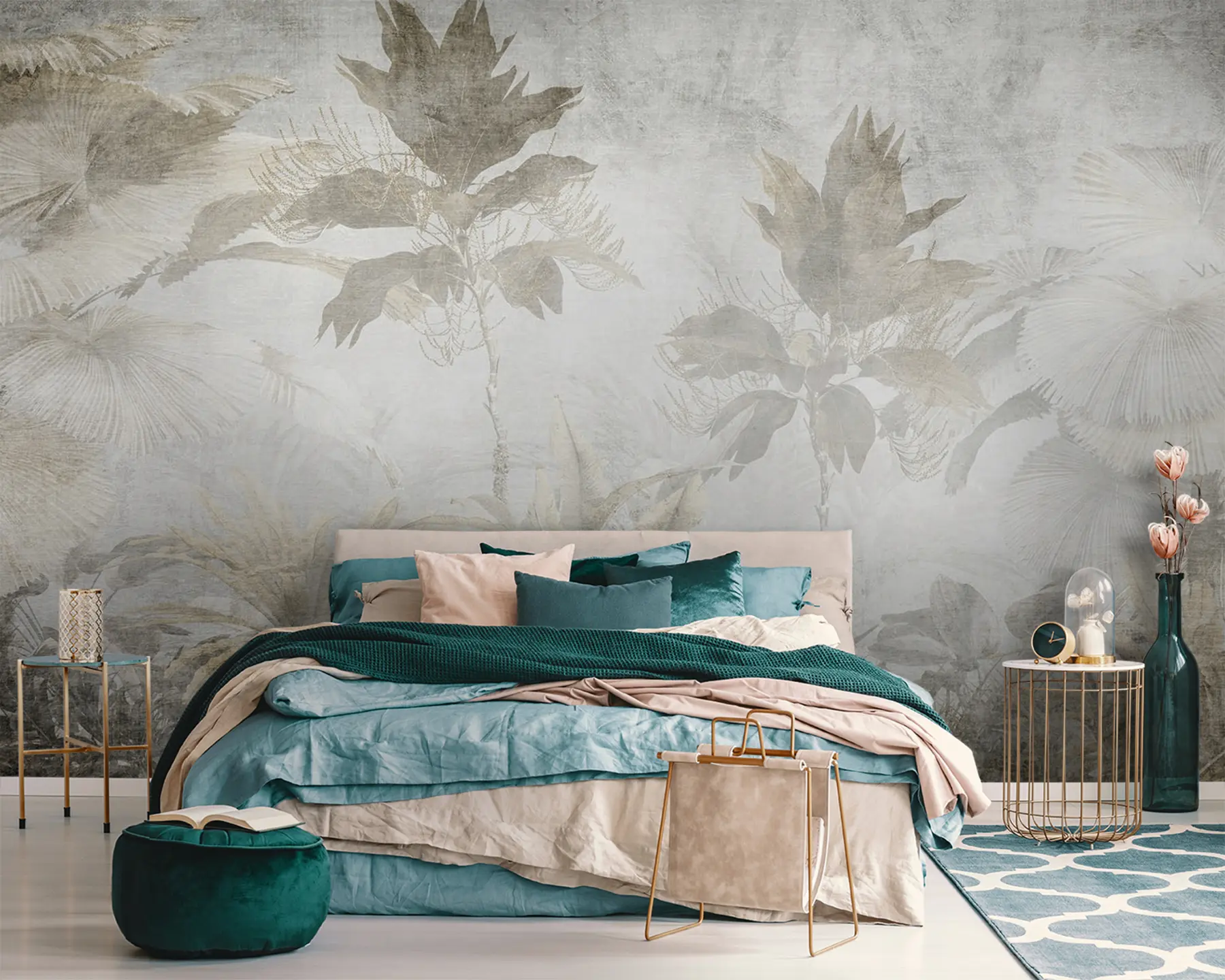 murales de pared Marrón, ramita y botánica u93394