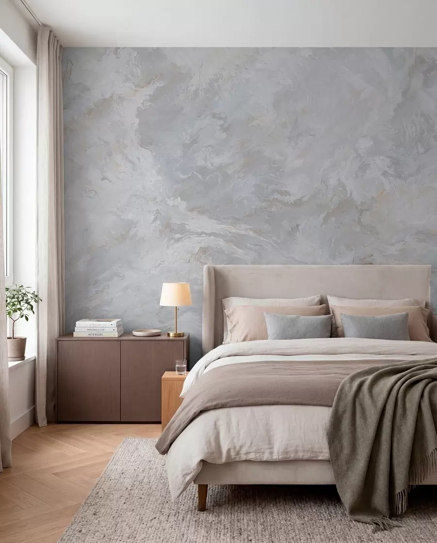 murales de pared Mezcla de gris y marrón u93434