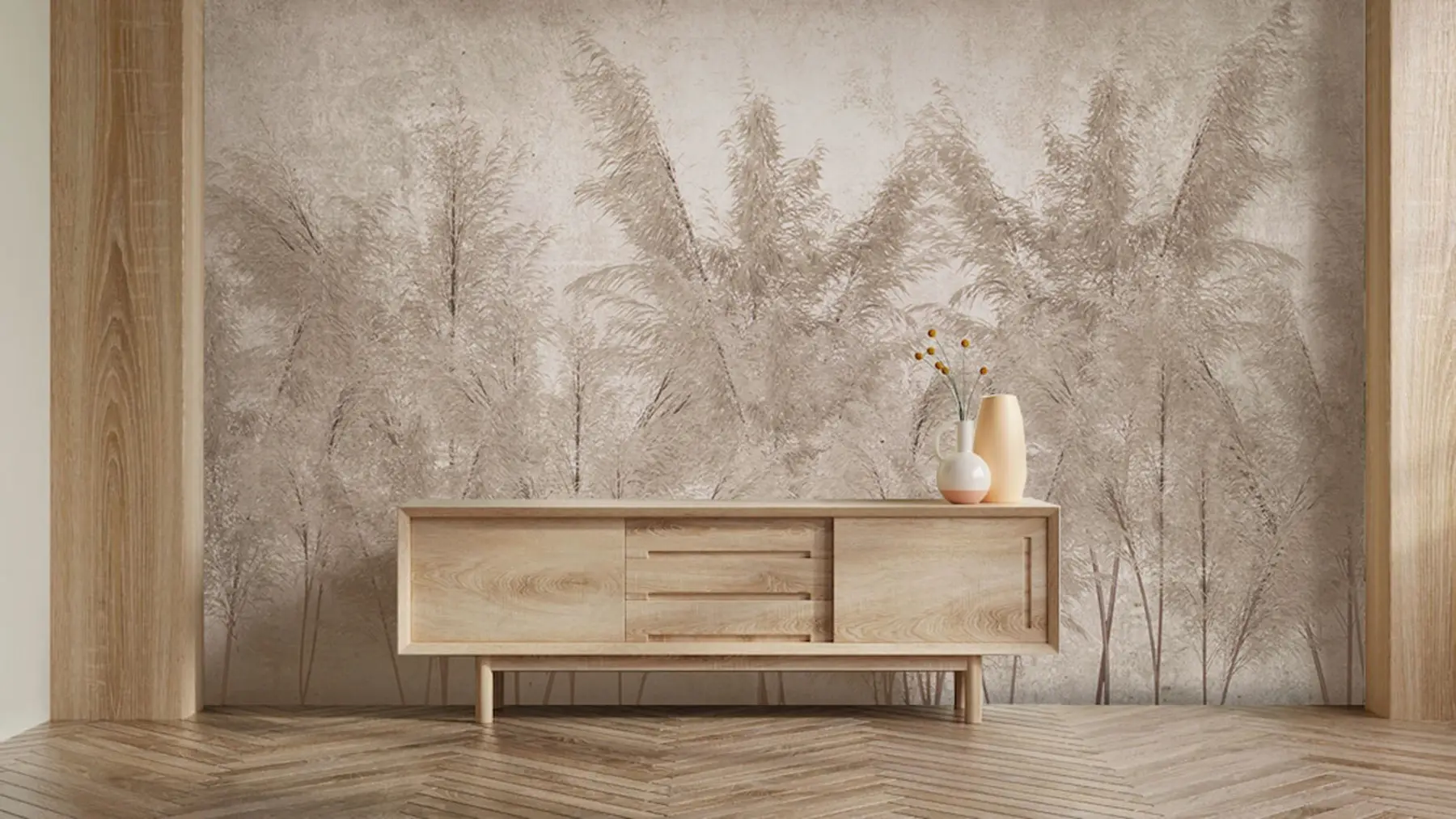 murales de pared Hojas tropicales u78593