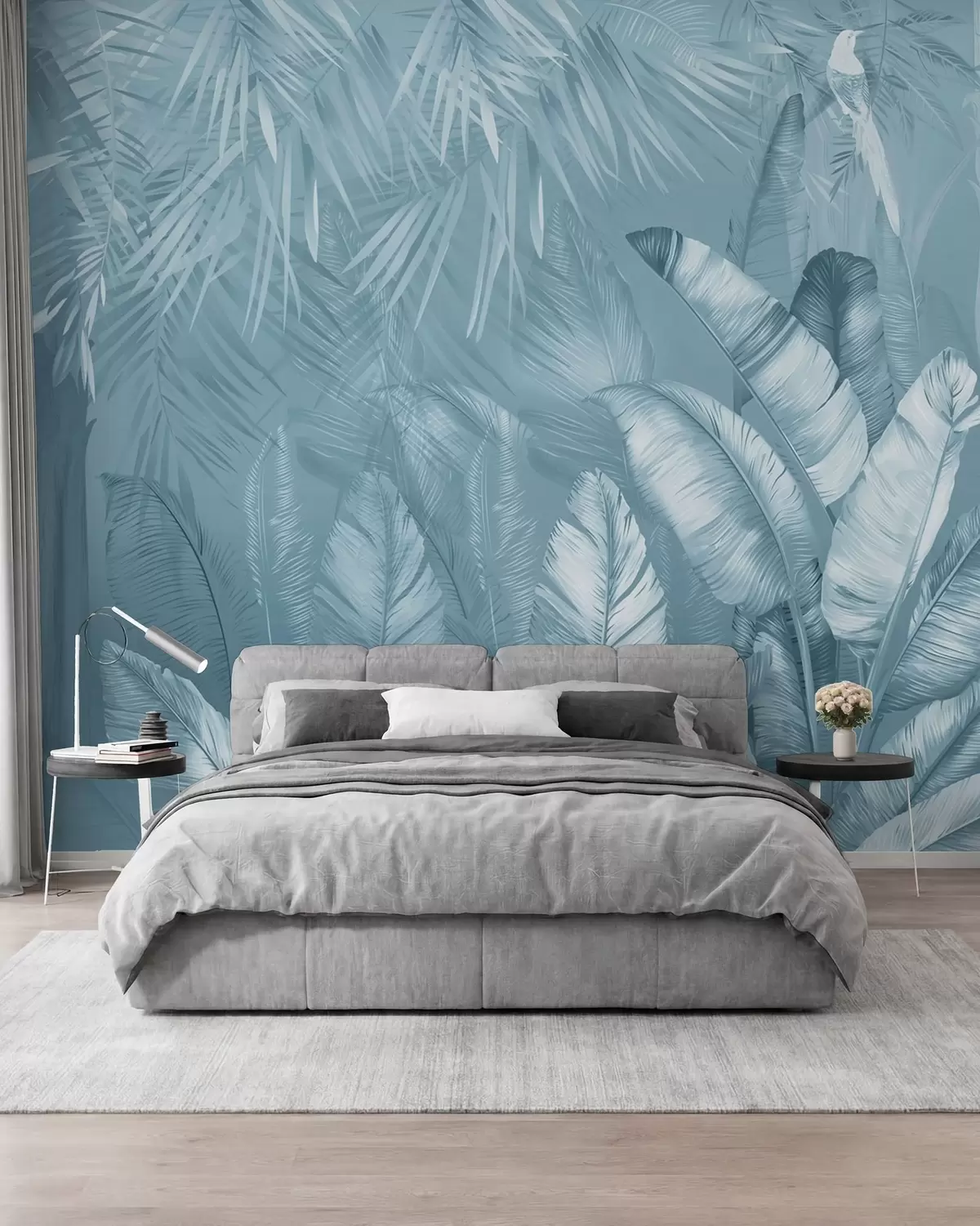 murales de pared Trópicos en azul hielo u50468v3