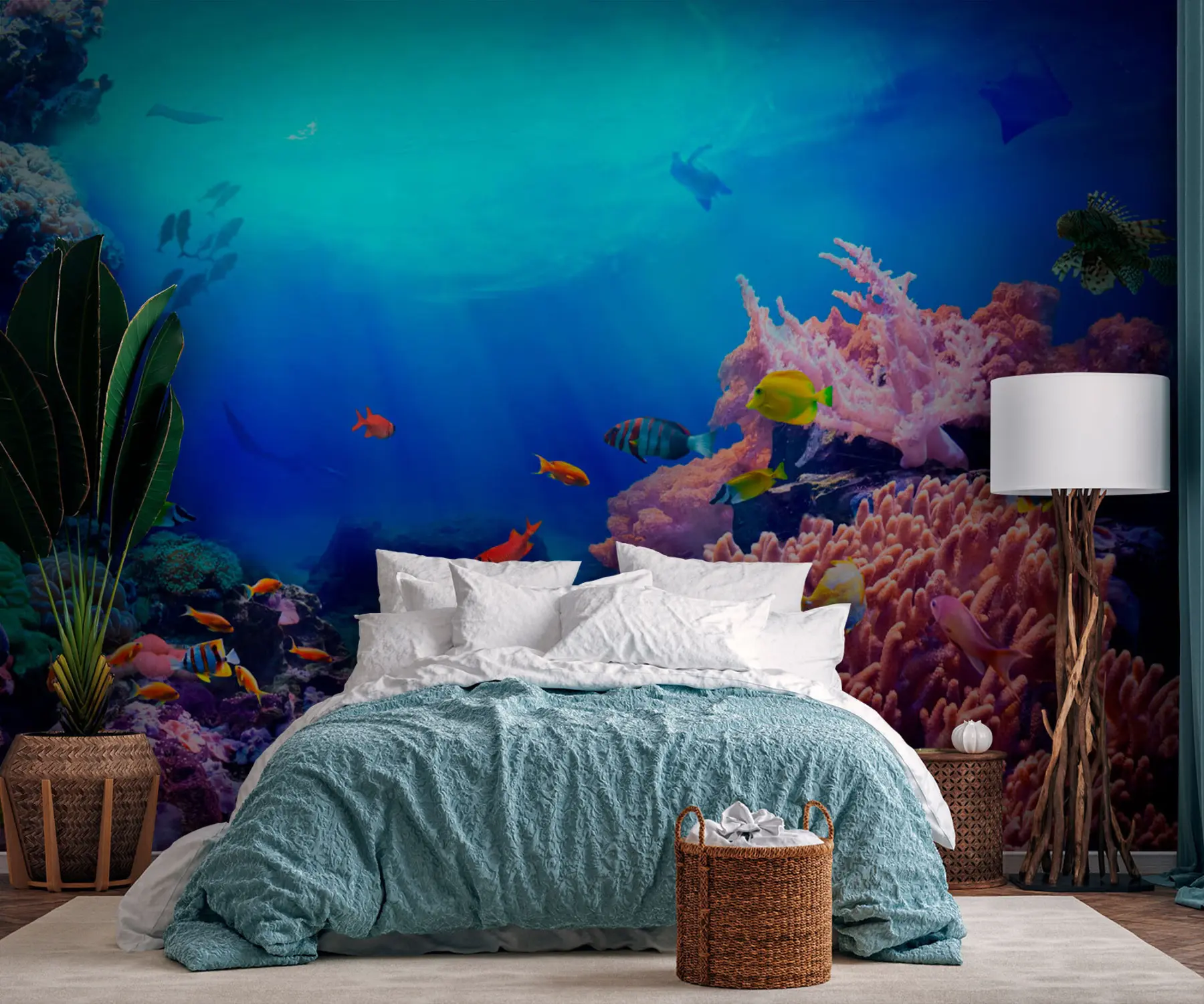 murales de pared Arrecife de coral u74378