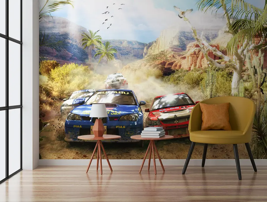 murales de pared Rally en el cañón u64438