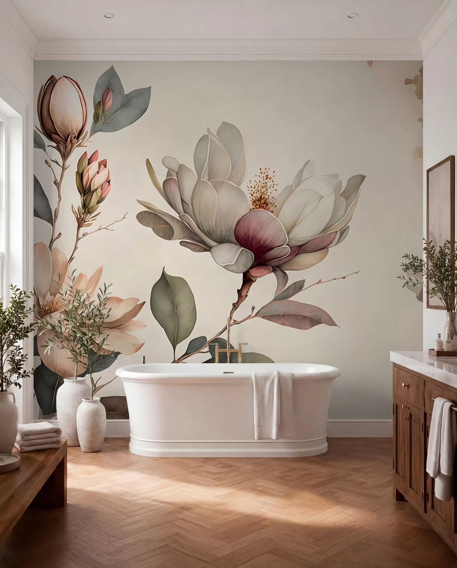 murales de pared Estudio de magnolia u93020