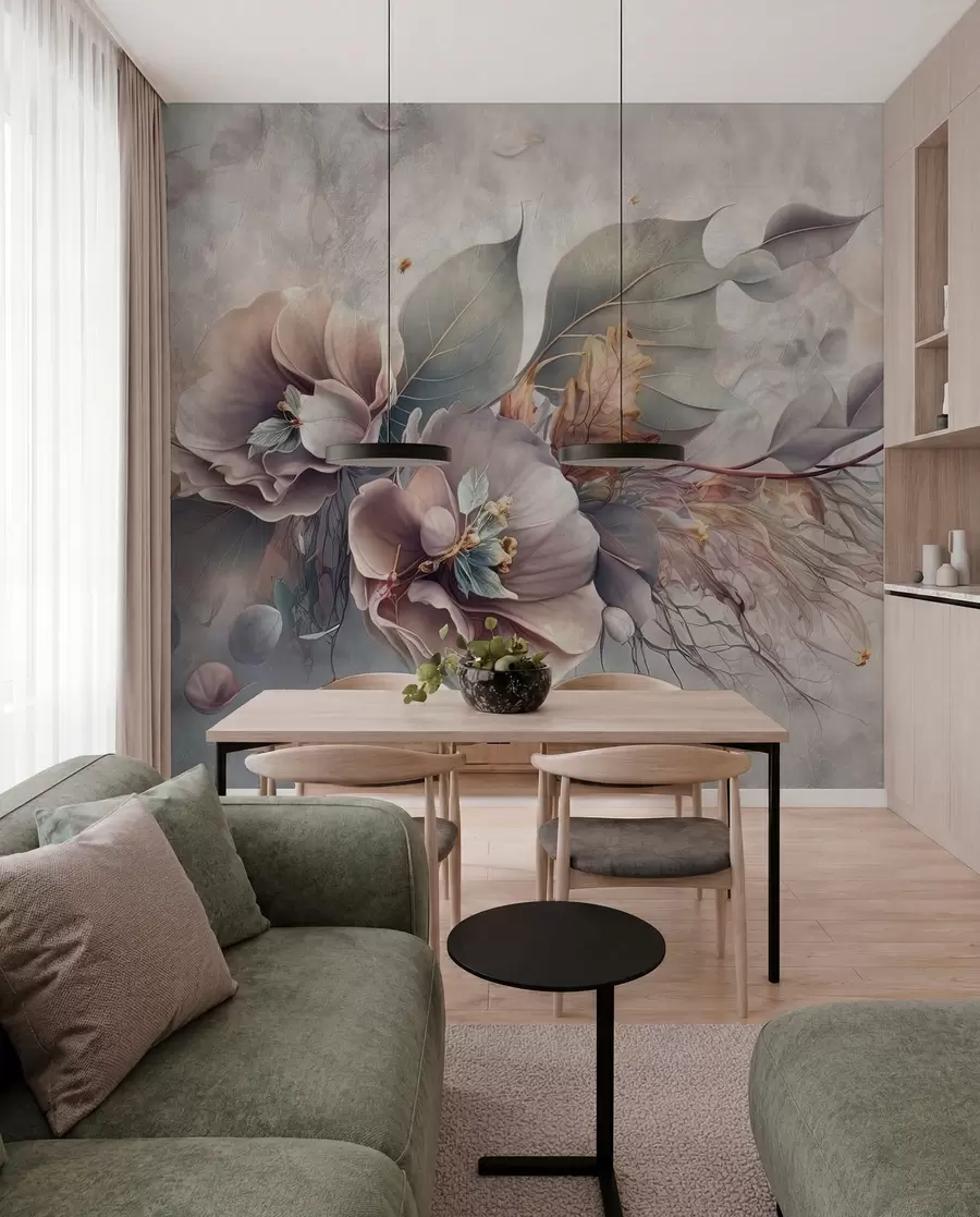 murales de pared Flores de quimera u93930