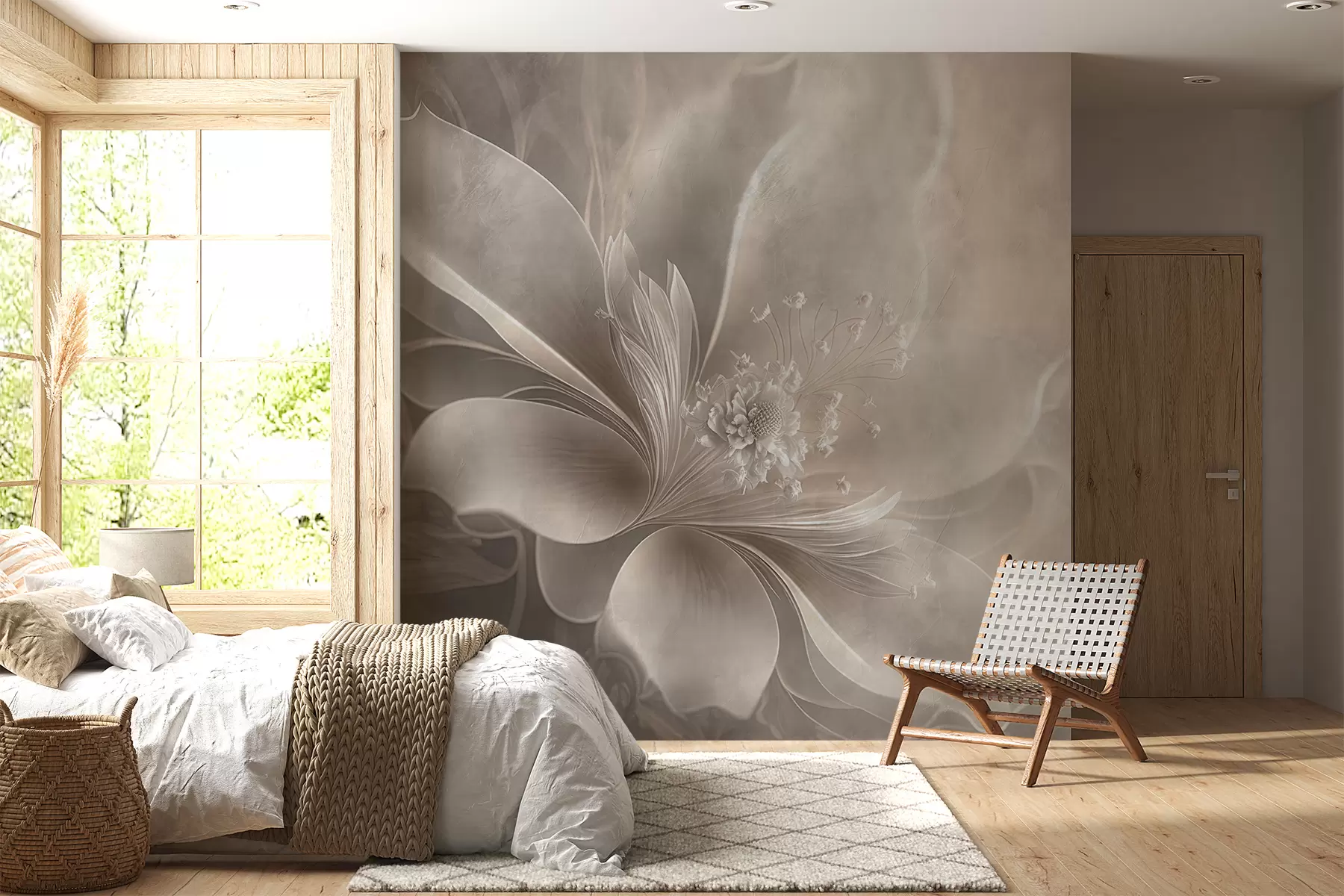 murales de pared Una flor muy delicada u93944