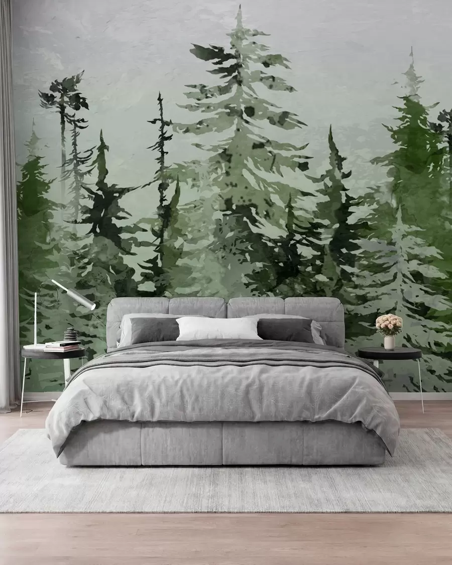 murales de pared Comió acuarela de dibujo artístico u75173