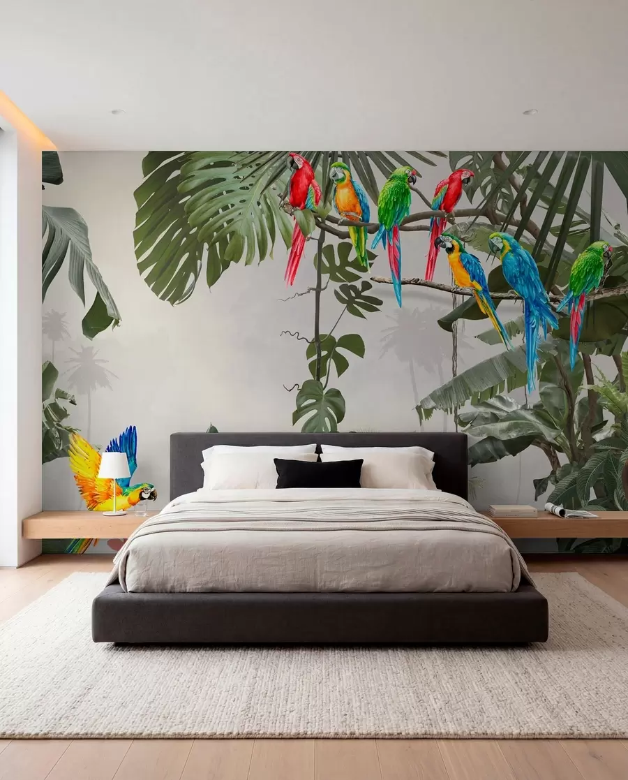 murales de pared Royas en ramas en el bosque tropical u94072