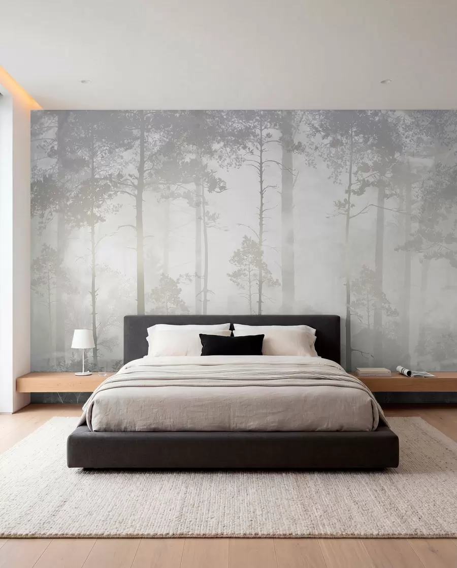 murales de pared Bosque en la niebla u94439