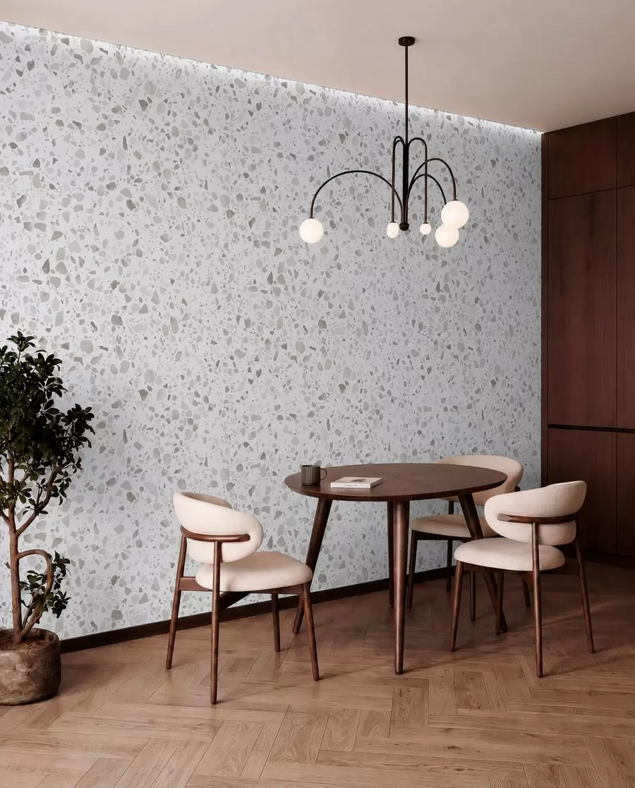 murales de pared Baldosas de terrazo, mosaico con piedras naturales, granito, mármol, cuarzo, hormigón u94304