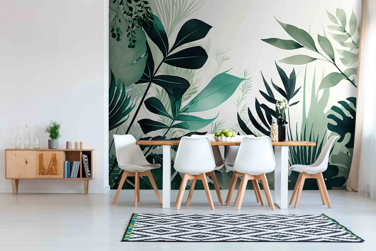 Murales de pared Hojas verdes u75434 murales de pared Hojas verdes u75434