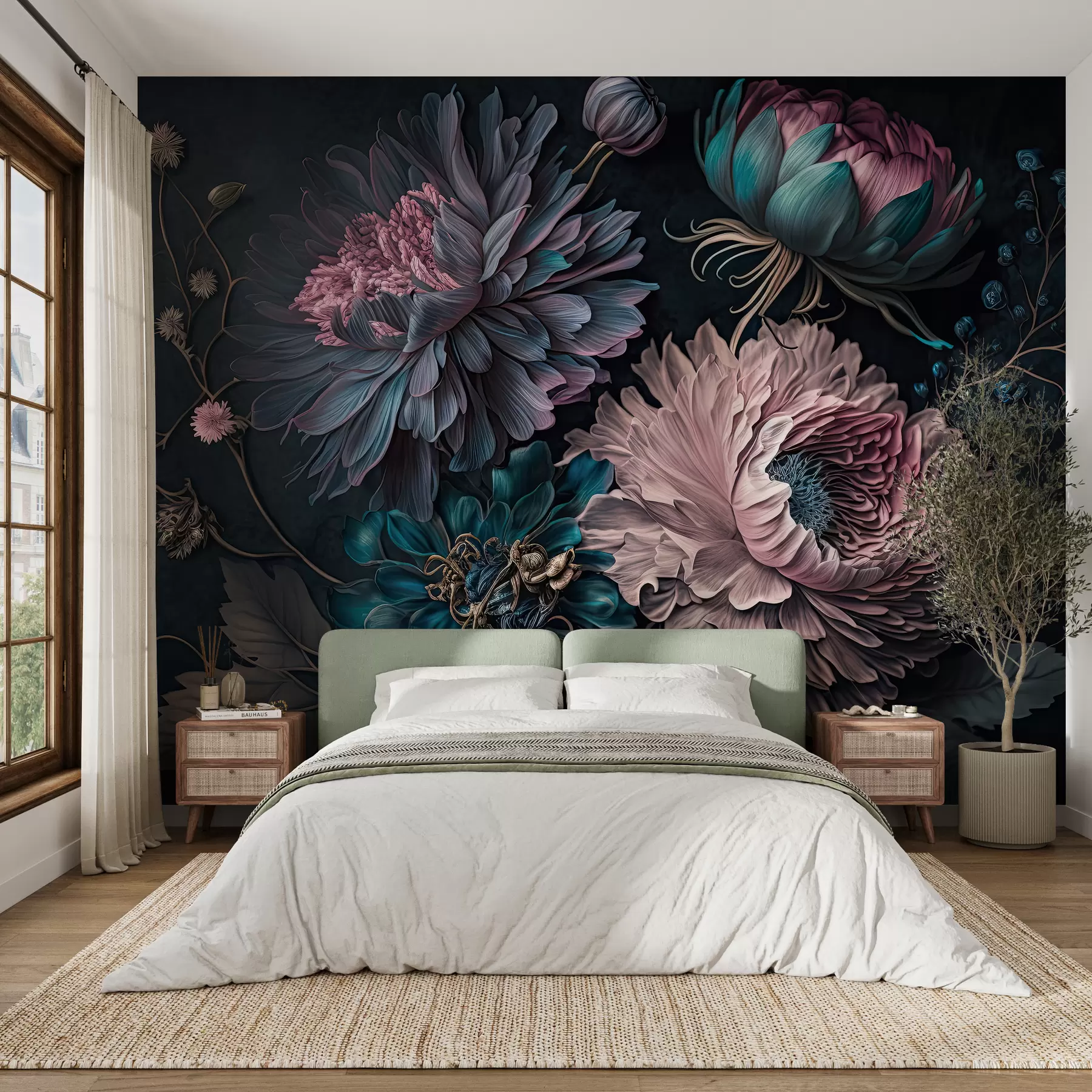 murales de pared color de la luna u75404