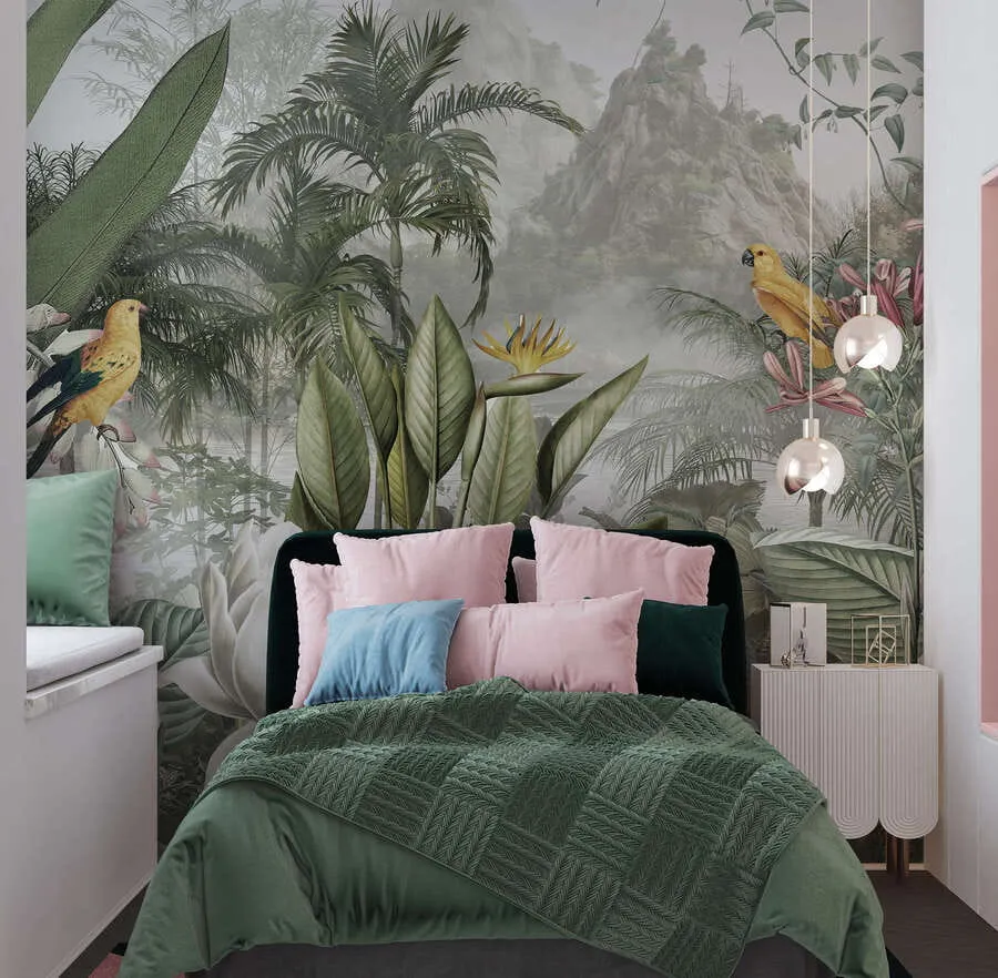 murales de pared selva tropical u95396