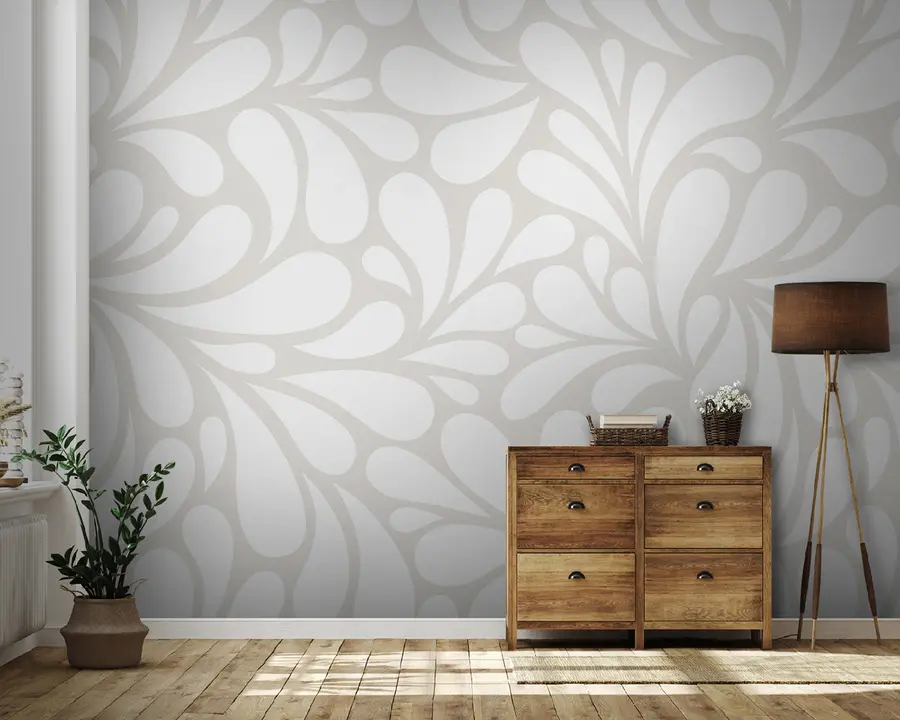 murales de pared Gotas blancas u96278