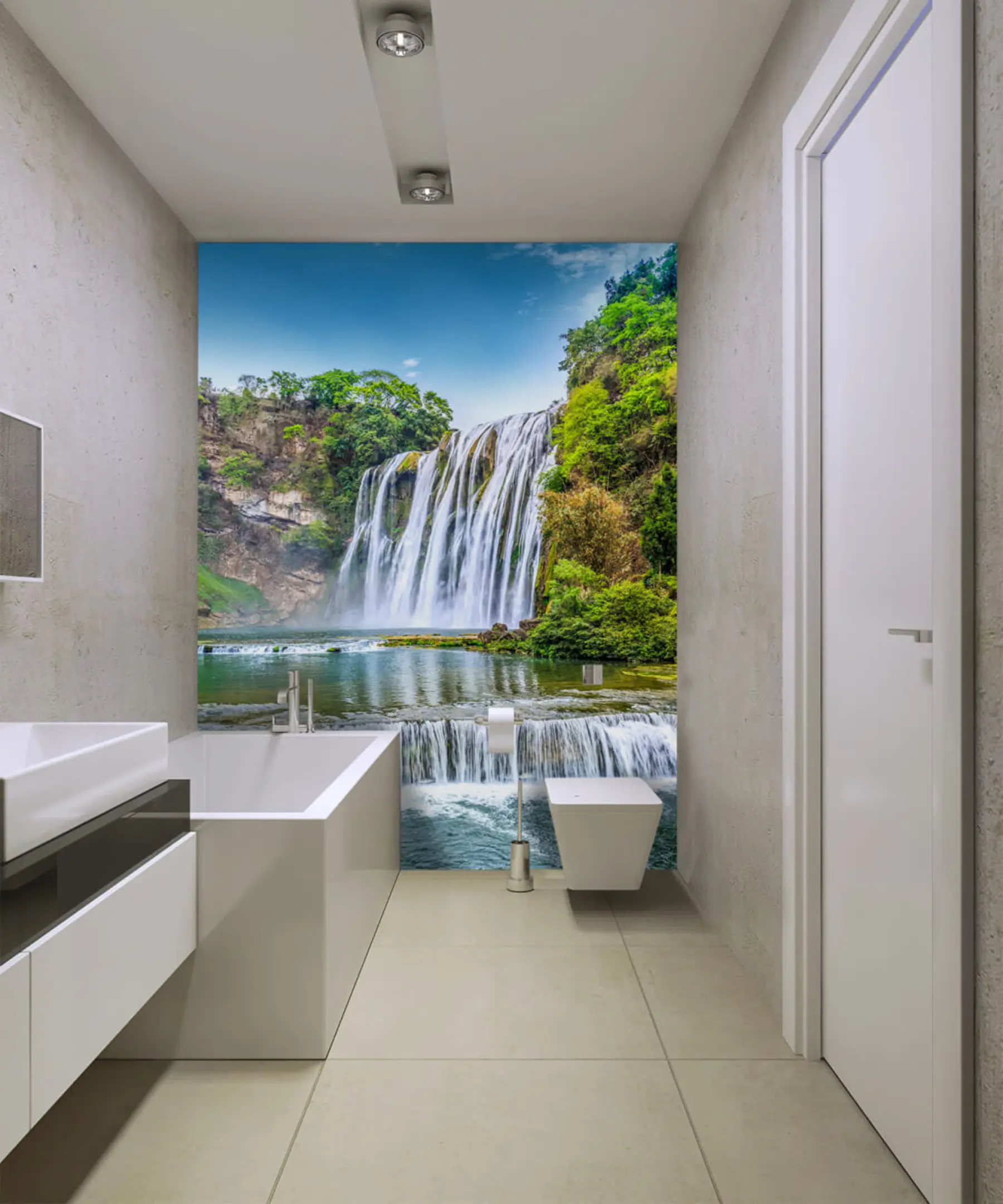 murales de pared cascadas de cascadas u12111