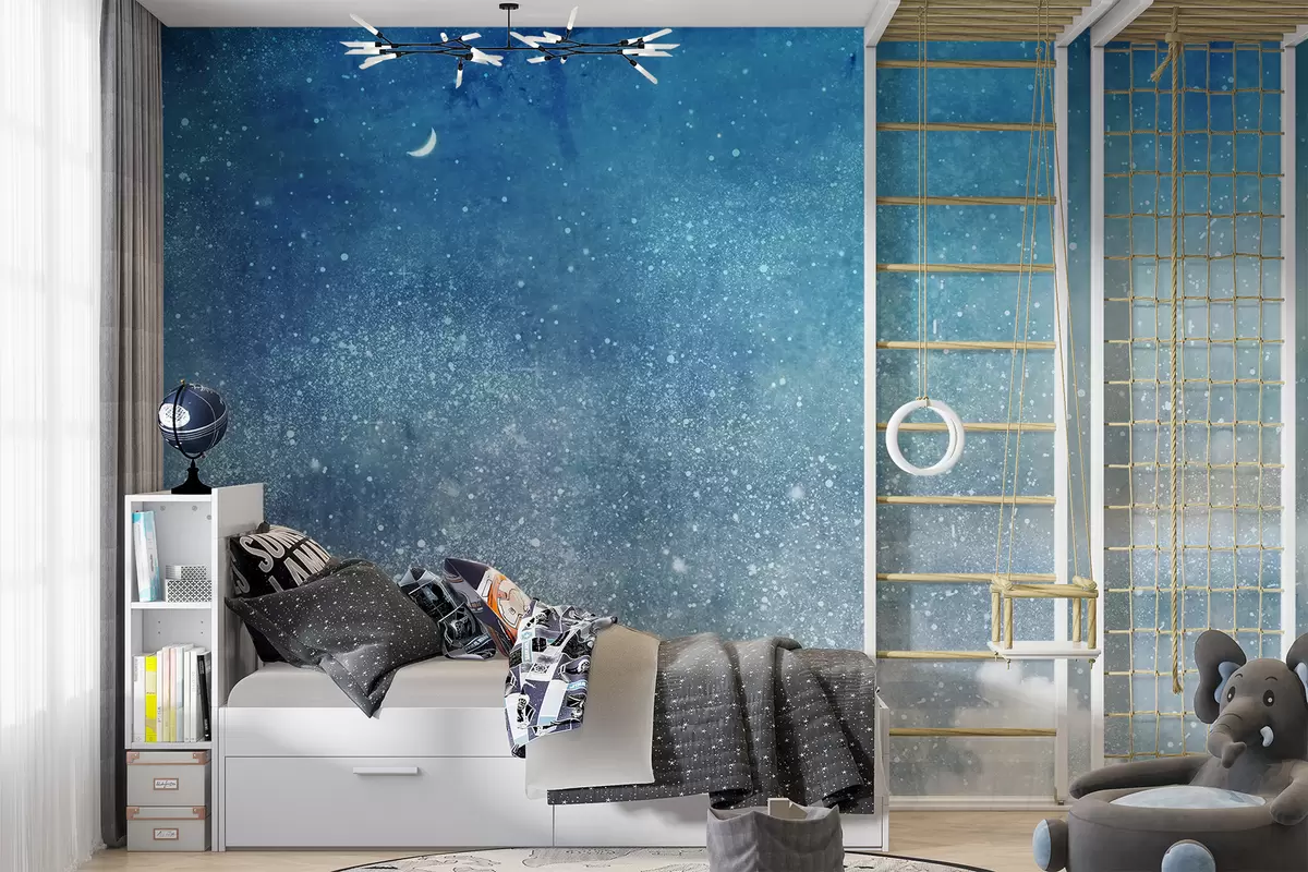 murales de pared Nubes y cielo estrellado u12672