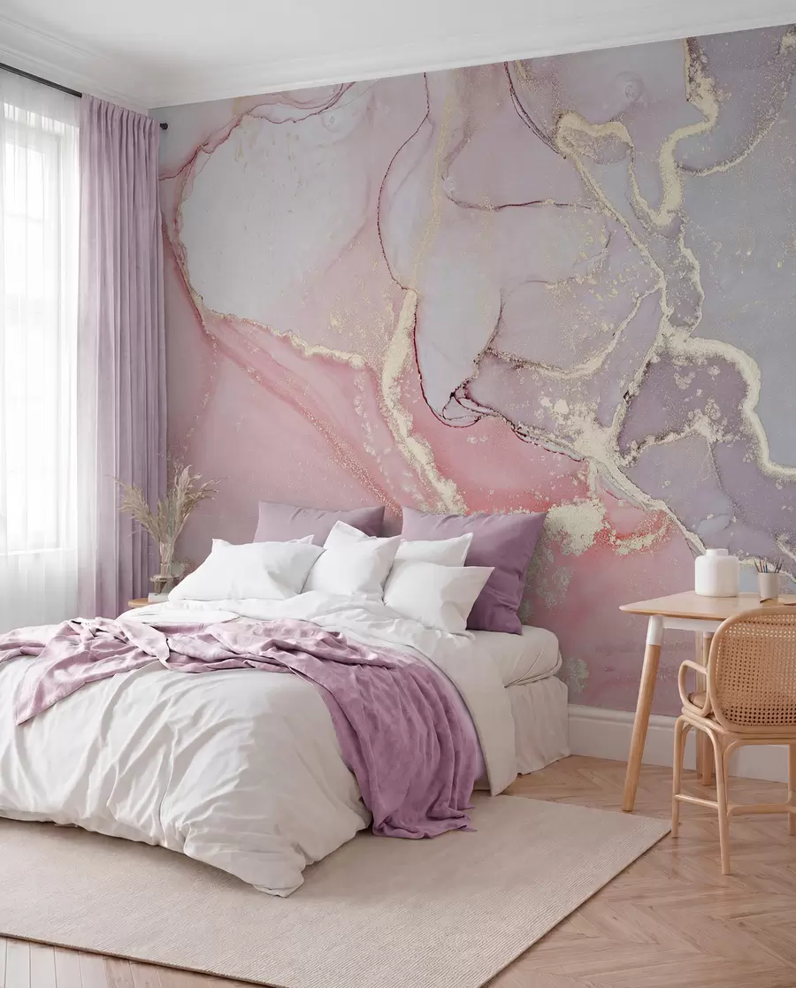 murales de pared Mármol rosa u13857