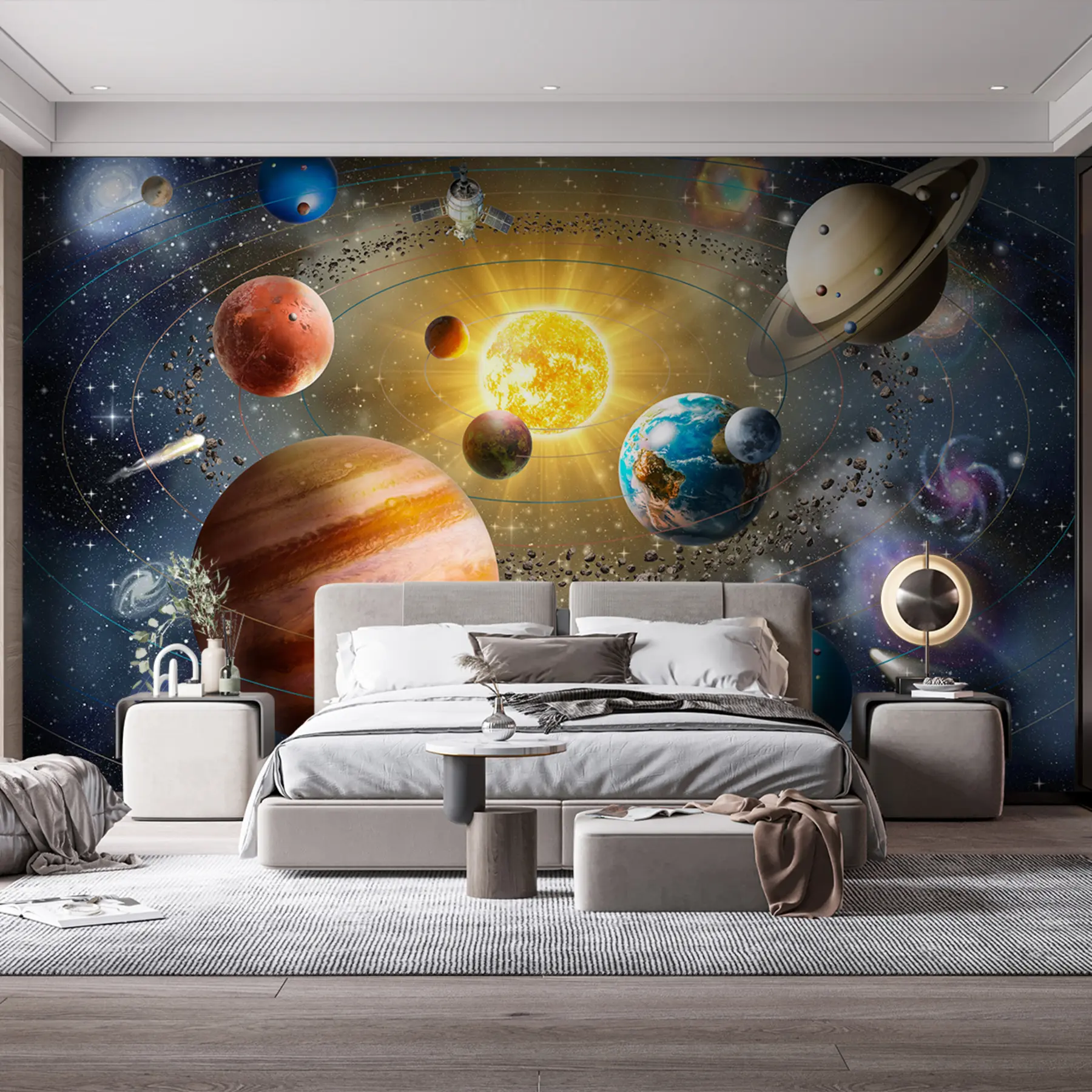 murales de pared Espacio encantador, sistema solar. u97222