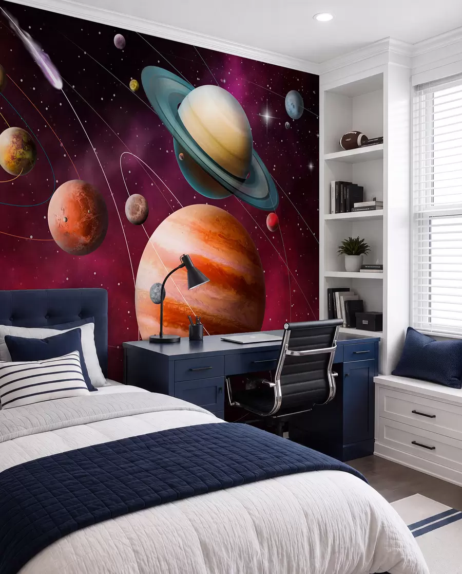 murales de pared Objetos espaciales del sistema solar u97423
