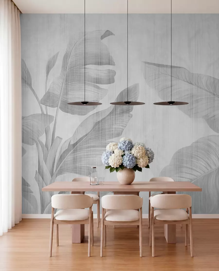 murales de pared Sombras de banano plateadas u00299v3
