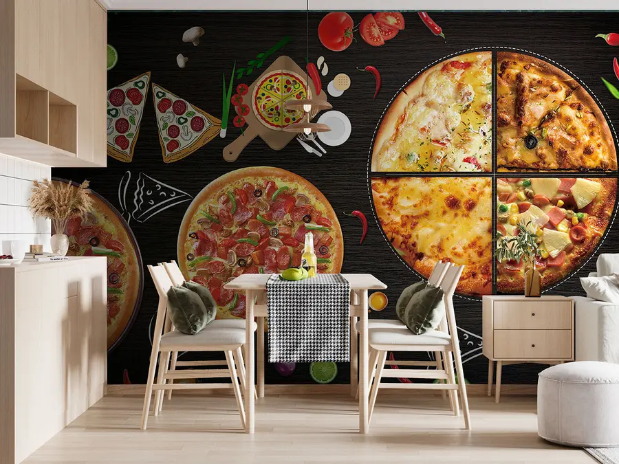 murales de pared Pizza u97436