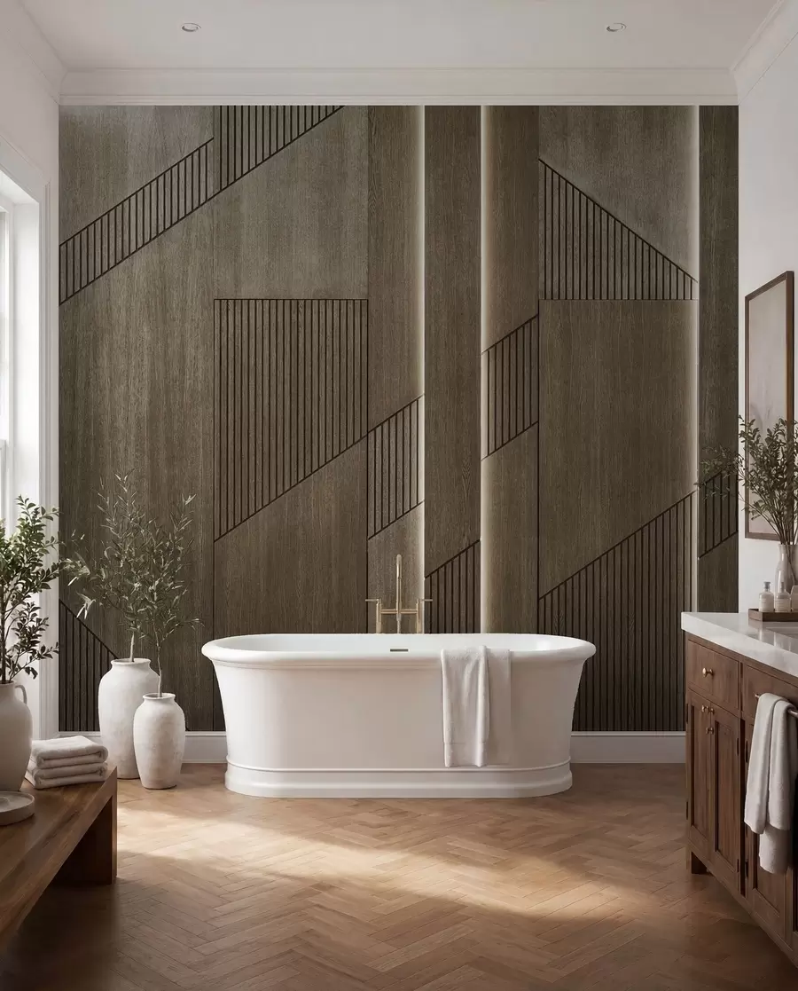murales de pared Panel de madera u97555