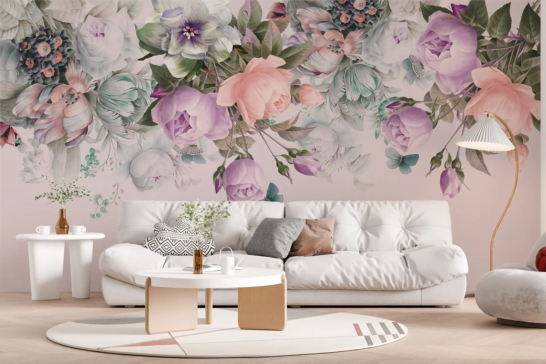 murales de pared Muro de flores u39845v1