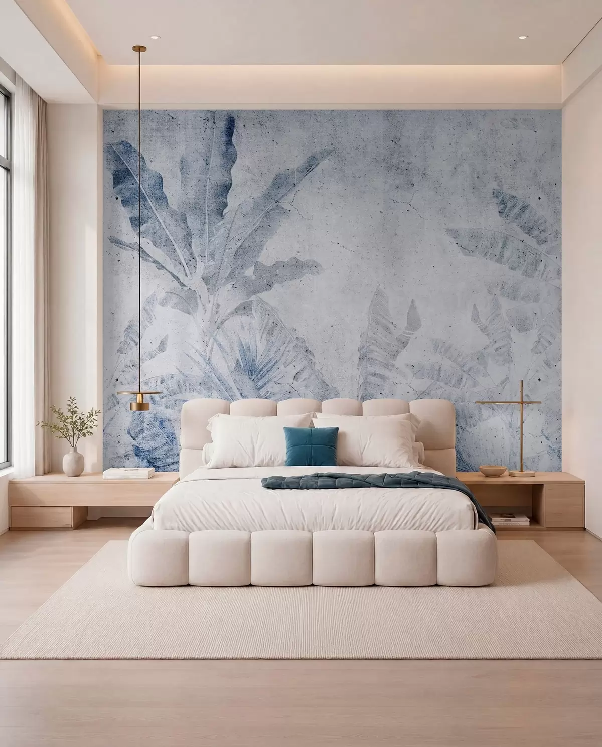 murales de pared Trópicos envejecidos — Azul u73886v1