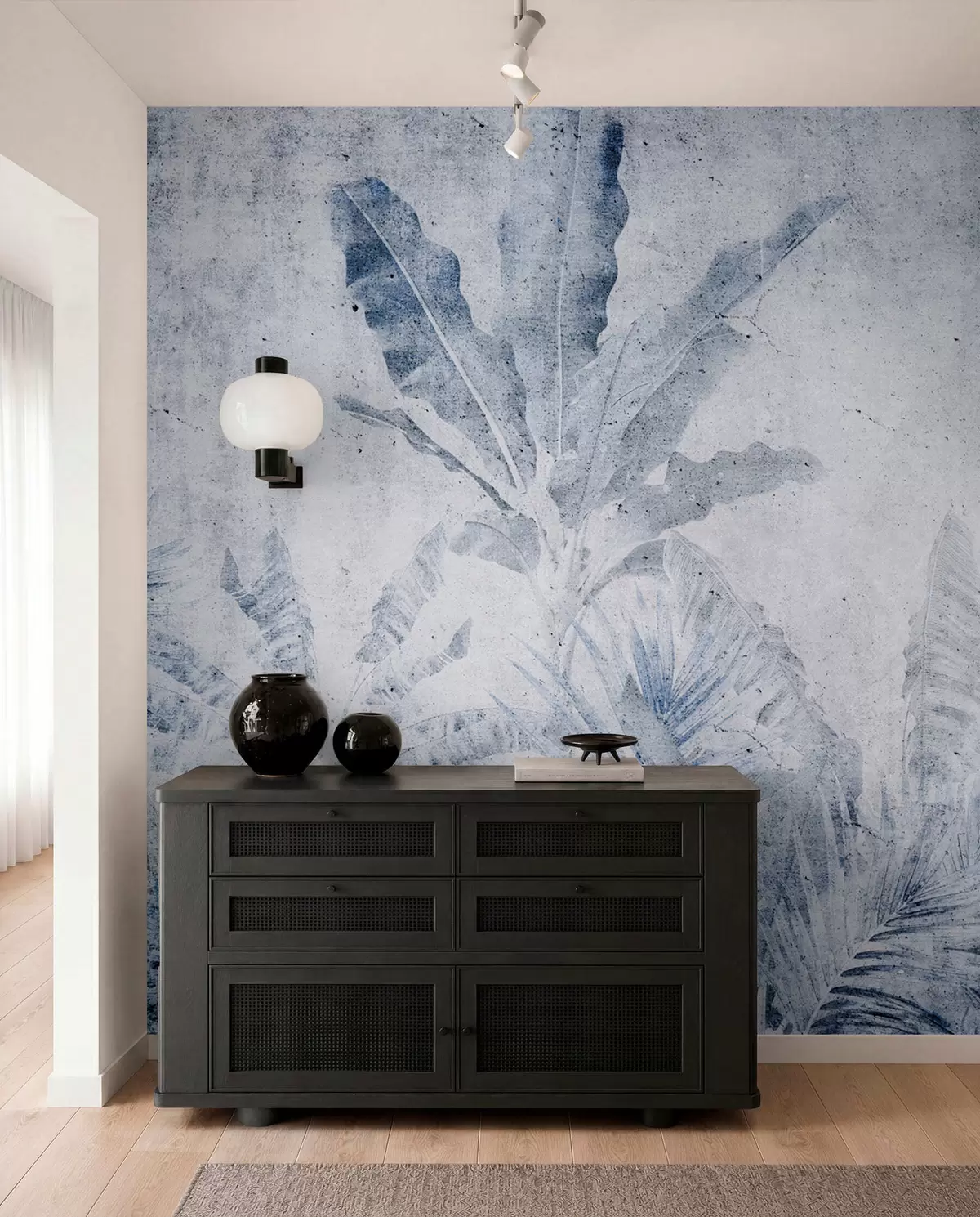 murales de pared Trópicos envejecidos — Azul u73886v1