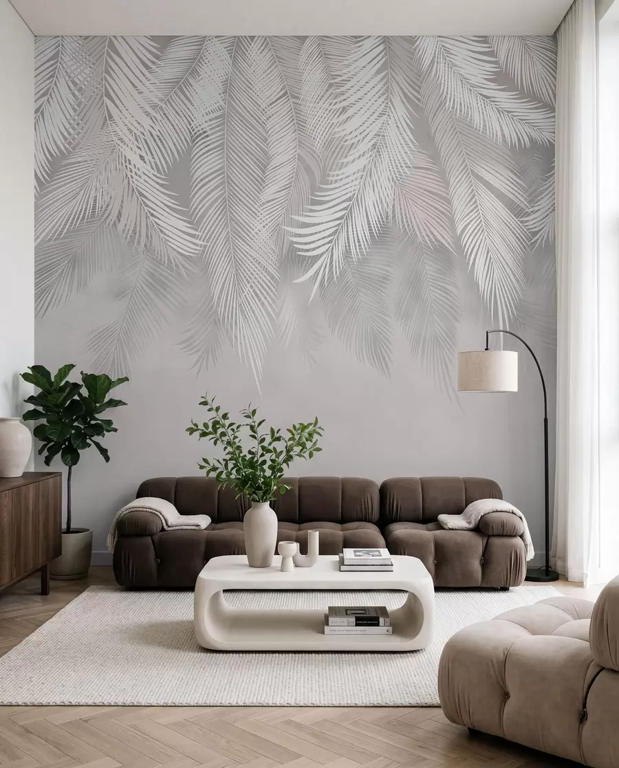 murales de pared Hojas de palmera colgantes u48556d1