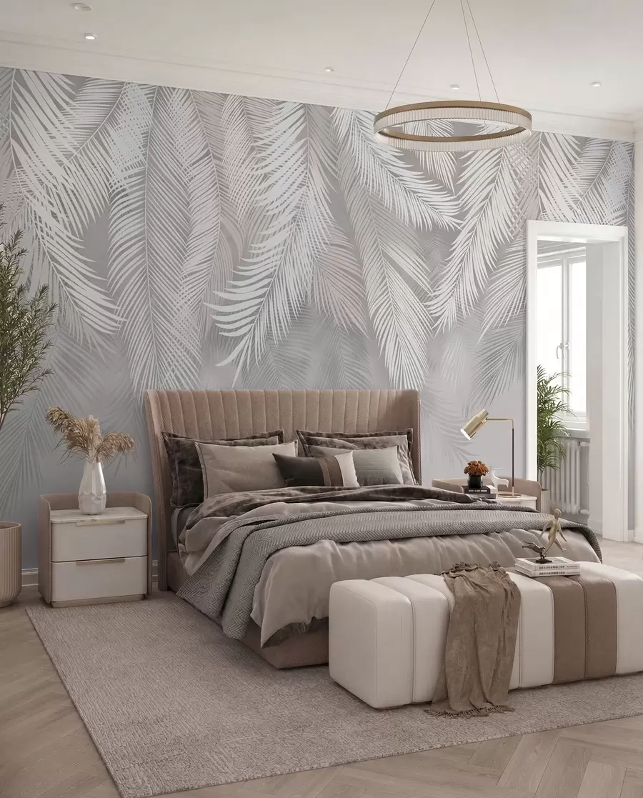 murales de pared Hojas de palmera colgantes u48556d2