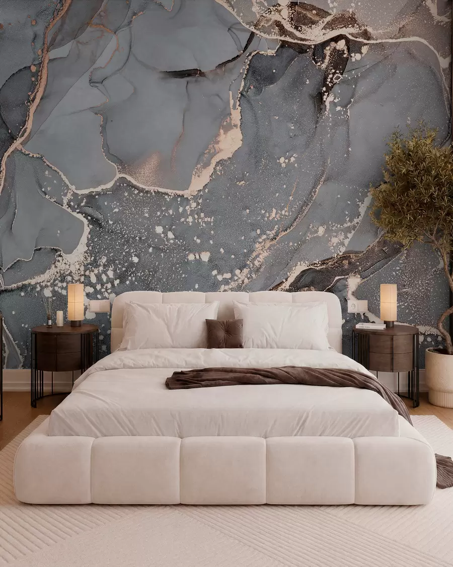 murales de pared Mármol gris u93578d1
