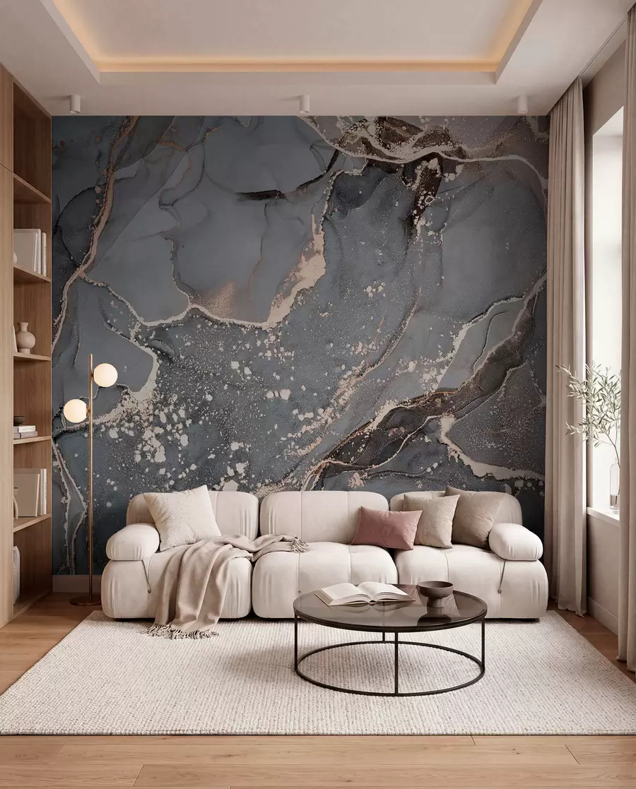 murales de pared Mármol gris u93578d1
