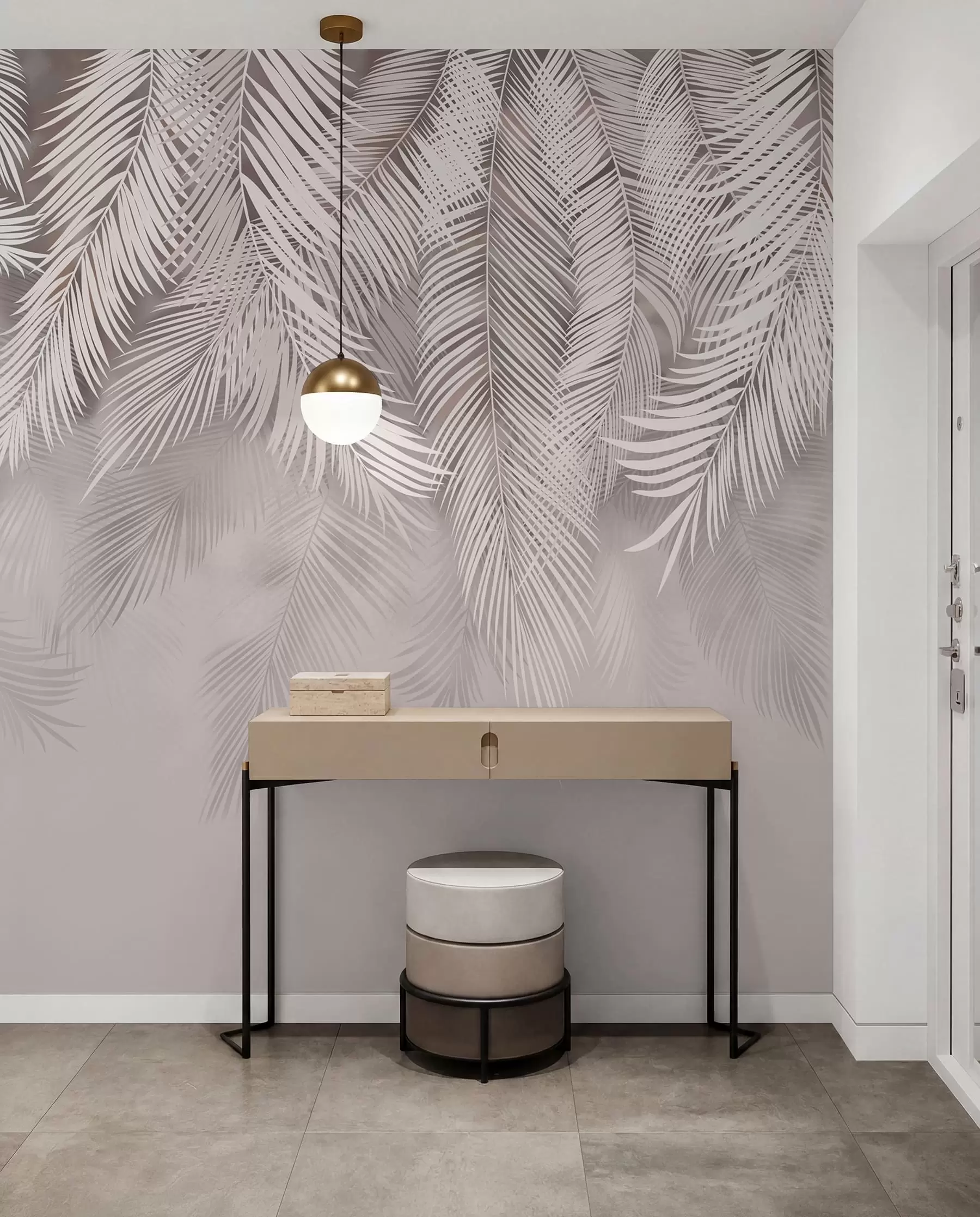murales de pared Delicadas hojas caídas u48556v5d1