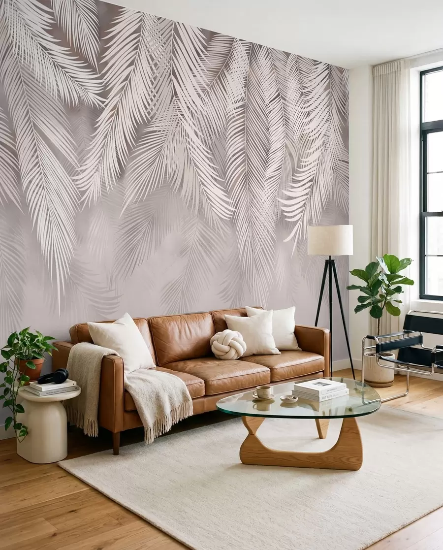 murales de pared Delicadas hojas caídas u48556v5d2
