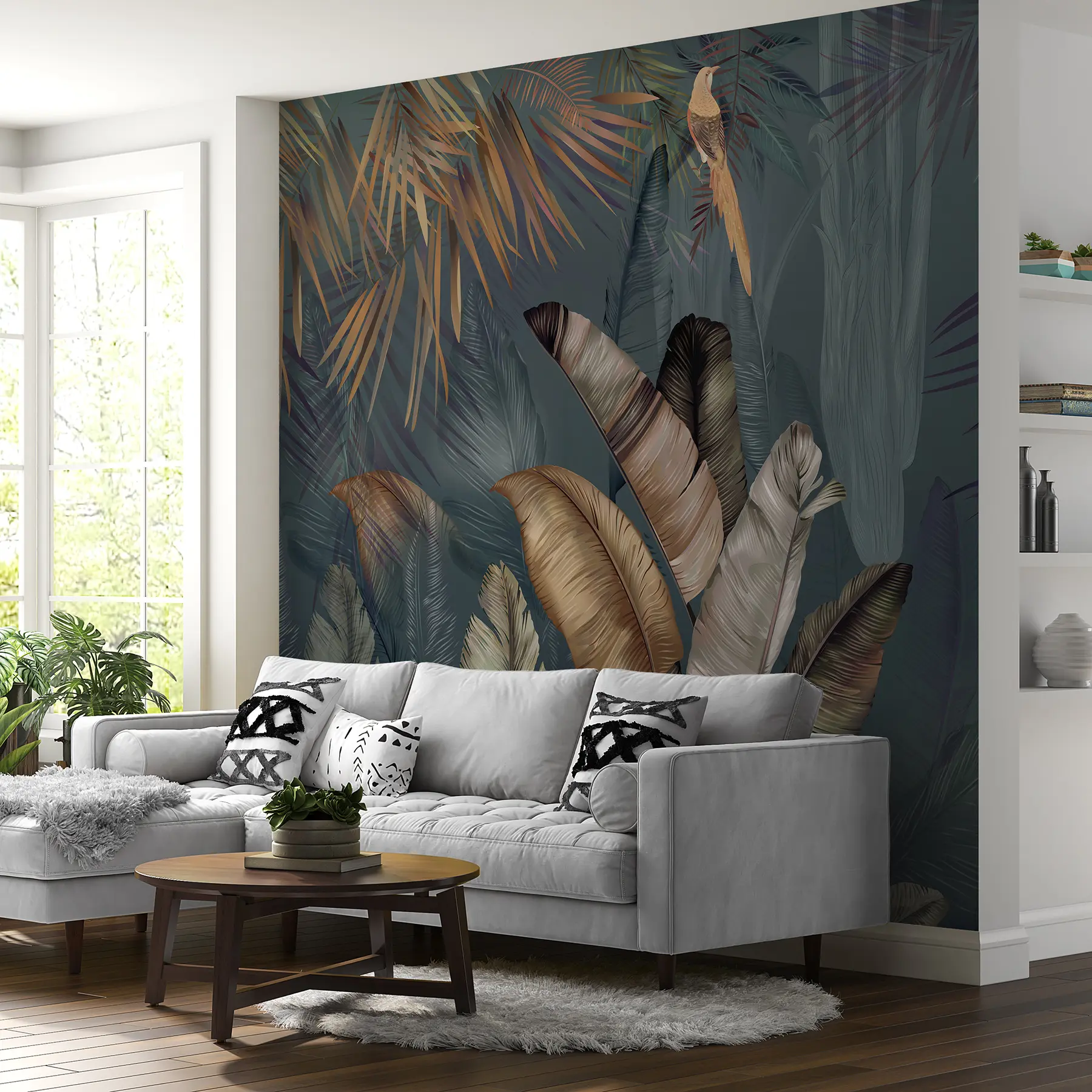 murales de pared Hojas u50468d1