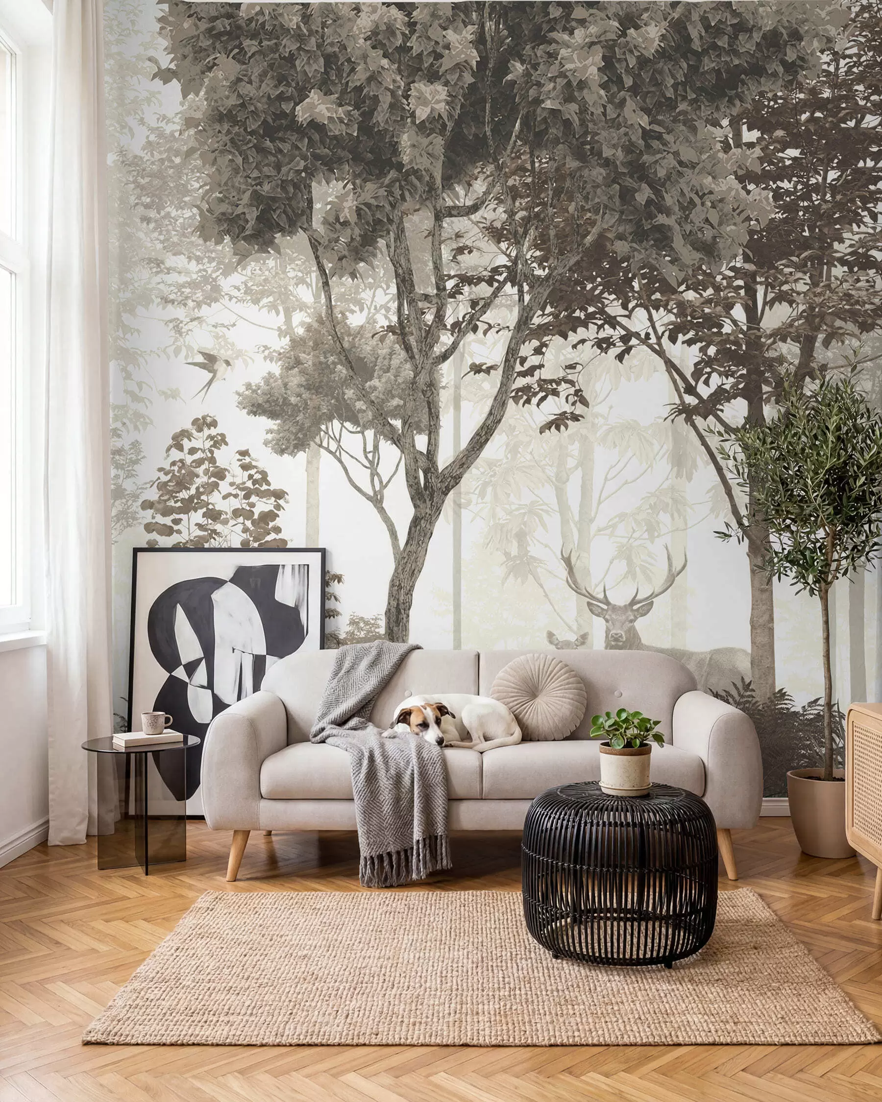 murales de pared Bosque mágico u72134d1