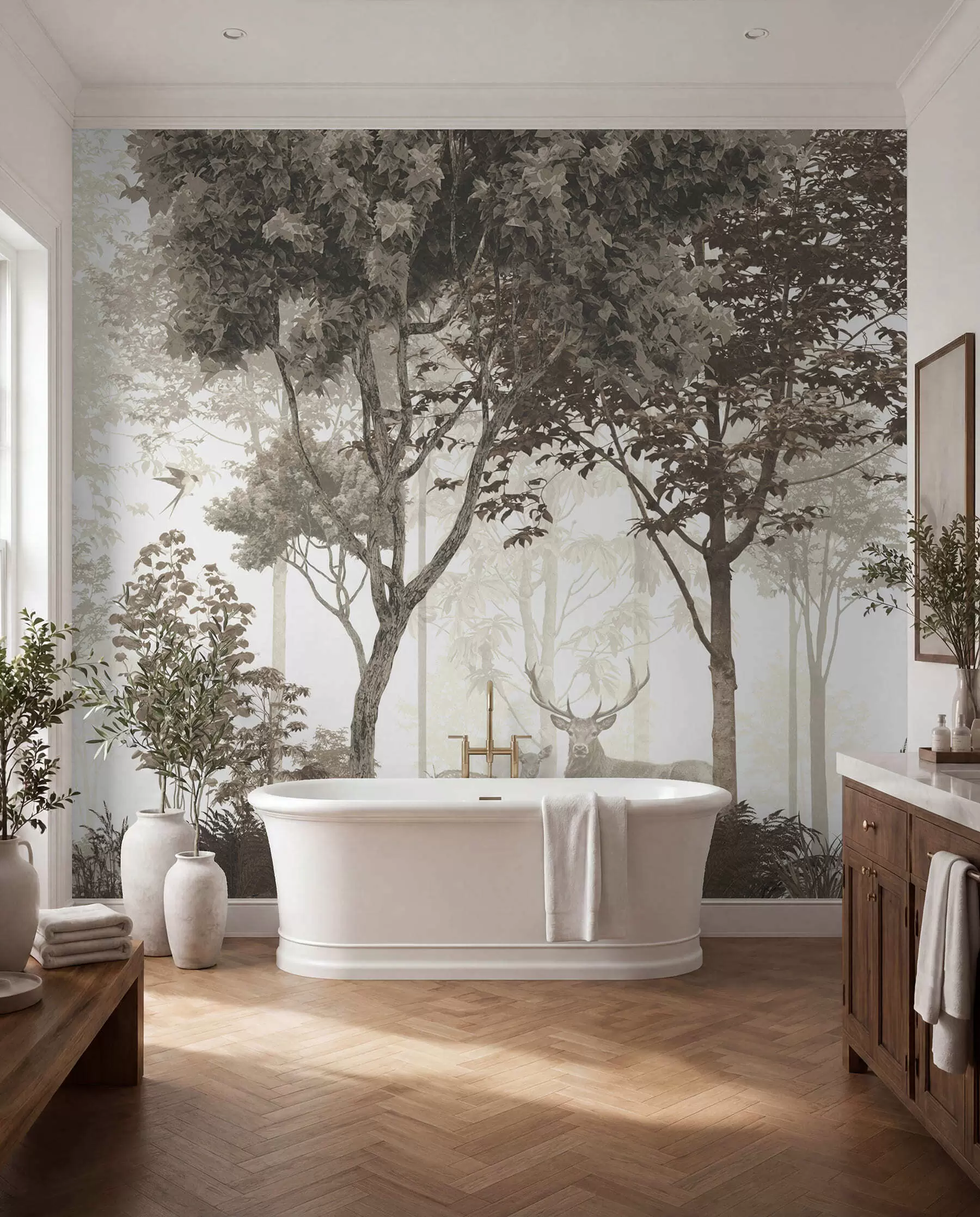 murales de pared Bosque mágico u72134d1