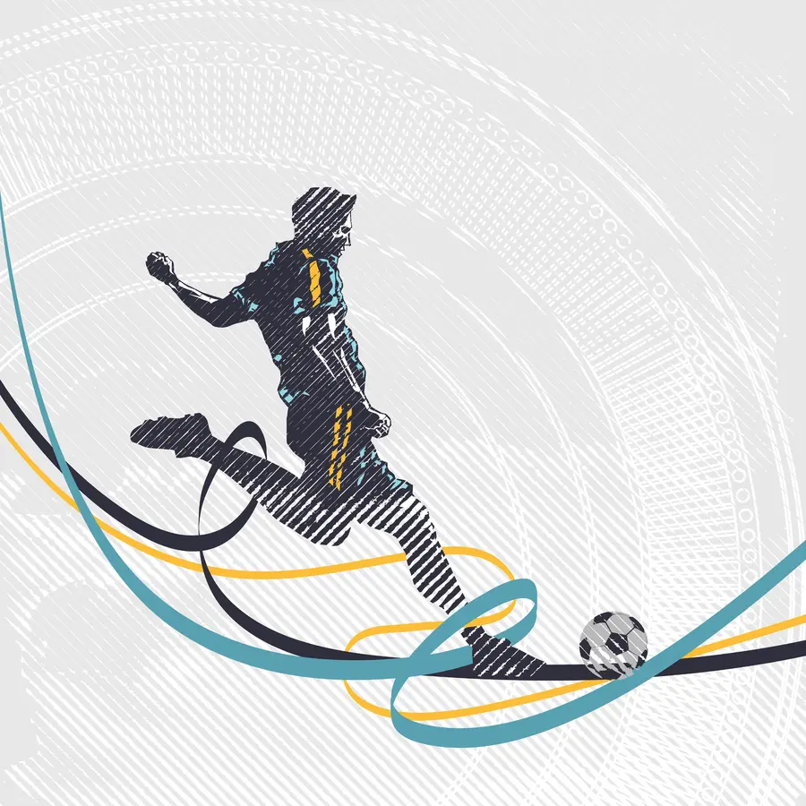 murales de pared Póster de atleta de rugby u99448