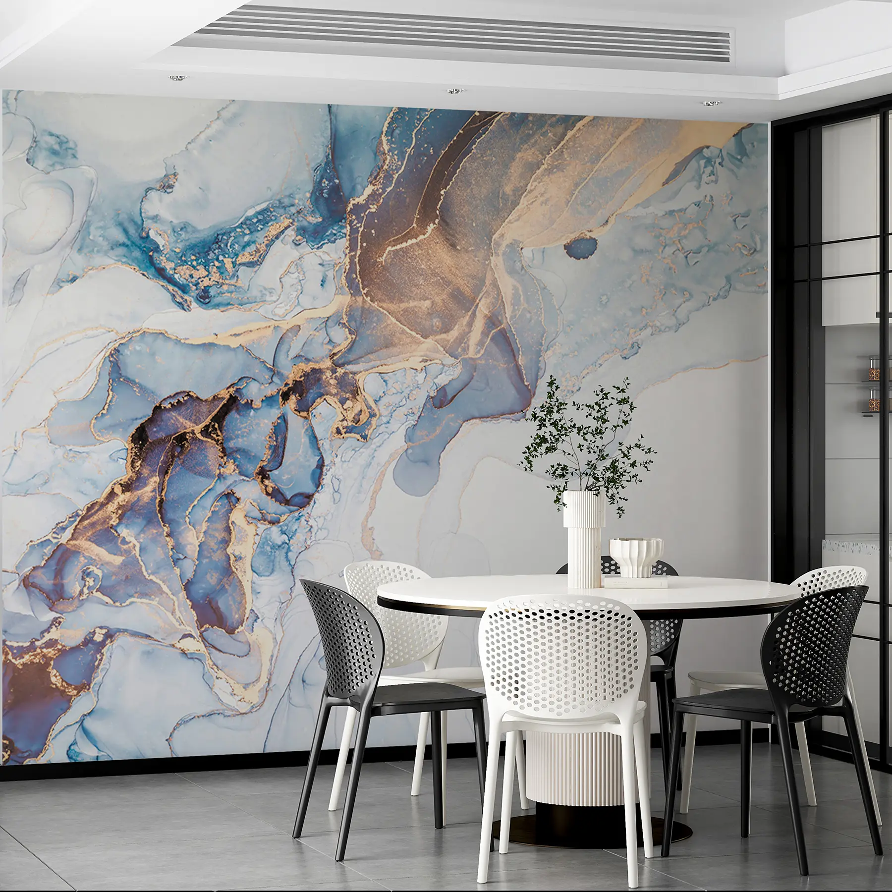 murales de pared Mármol celestial u70767d2